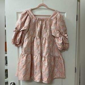 Sister Jane Sideline Jacquard Mini Dress